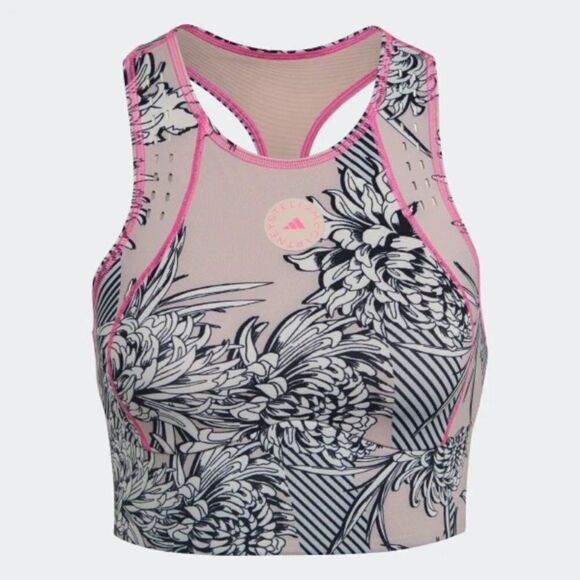 ADIDAS BY STELLA MCCARTNEY TRUEPURPOSE ALLOVER PRINT CROP TOP - SIZE XS - Picture 9 of 12